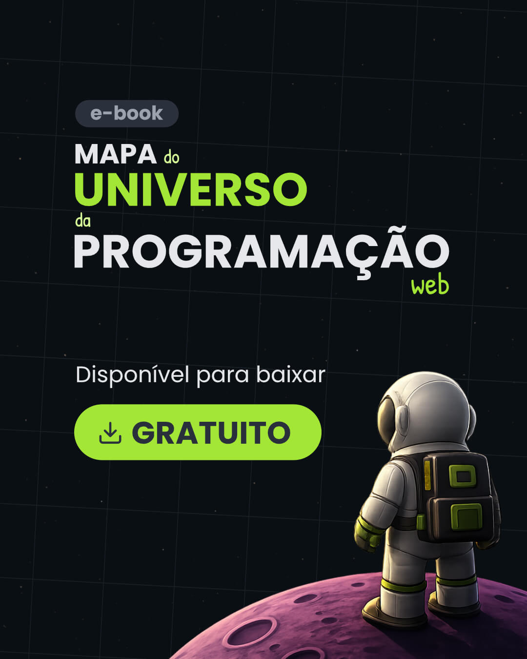 Capa do ebook: O mapa do Universo da programação